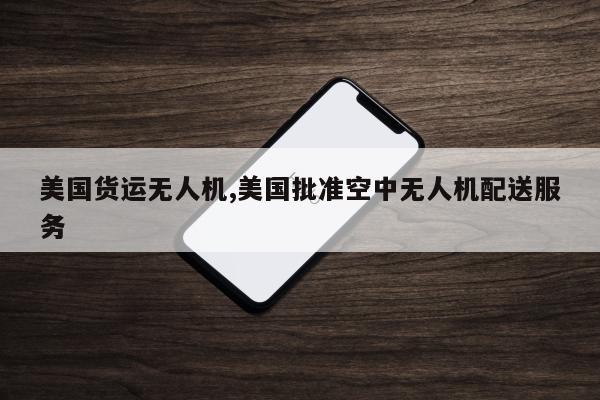 美国货运无人机,美国批准空中无人机配送服务