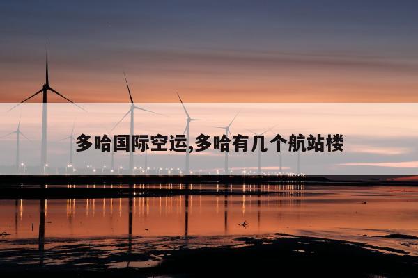 多哈国际空运,多哈有几个航站楼