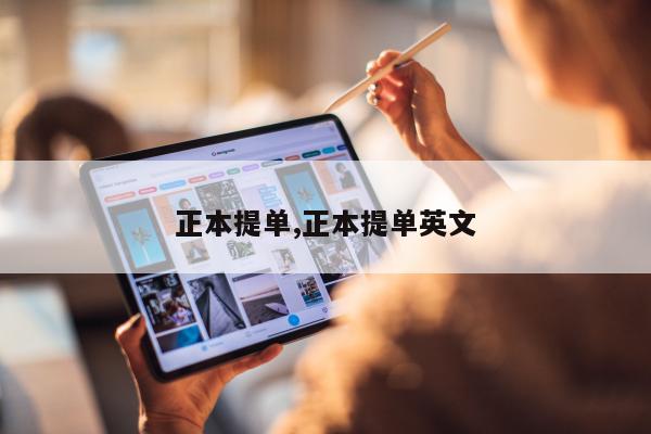 正本提单,正本提单英文