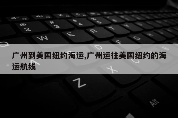 广州到美国纽约海运,广州运往美国纽约的海运航线