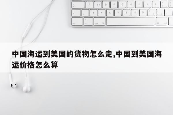 中国海运到美国的货物怎么走,中国到美国海运价格怎么算