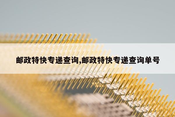 邮政特快专递查询,邮政特快专递查询单号