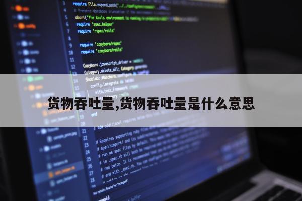 货物吞吐量,货物吞吐量是什么意思