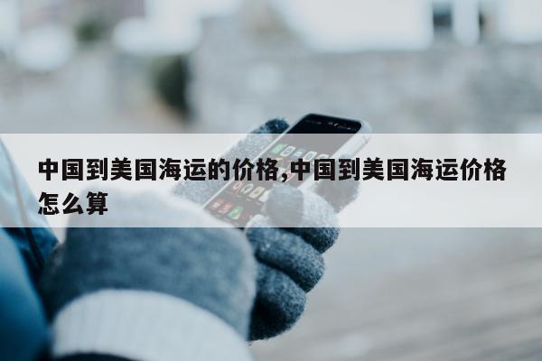 中国到美国海运的价格,中国到美国海运价格怎么算
