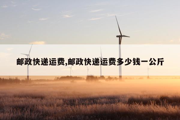 邮政快递运费,邮政快递运费多少钱一公斤