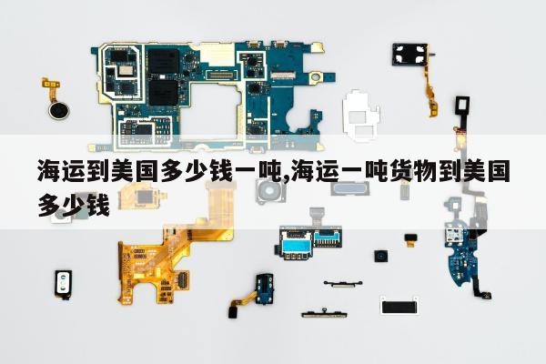 海运到美国多少钱一吨,海运一吨货物到美国多少钱