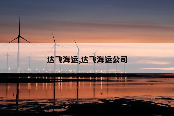 达飞海运,达飞海运公司