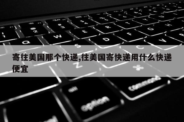 寄往美国那个快递,往美国寄快递用什么快递便宜