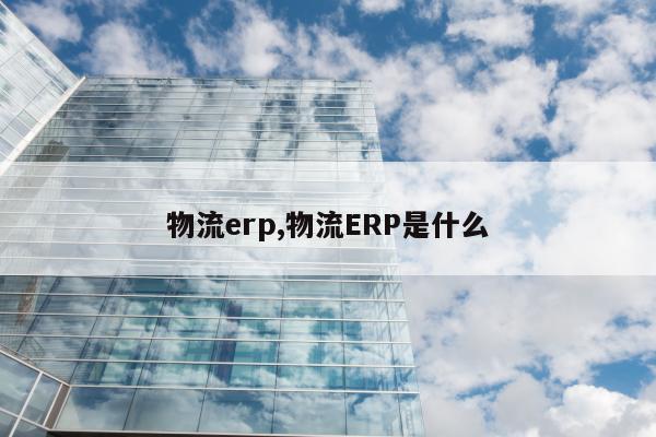物流erp,物流ERP是什么
