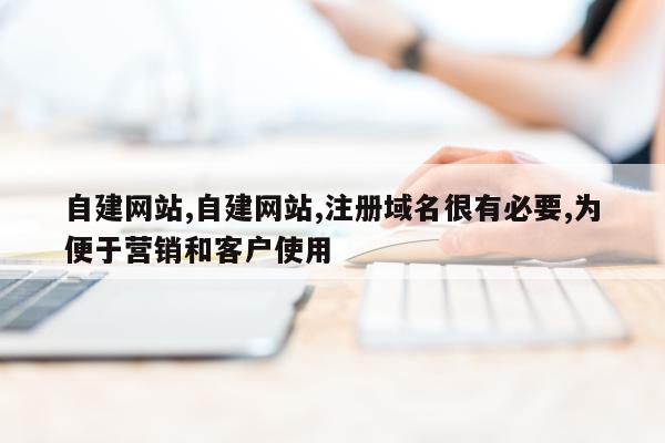 自建网站,自建网站,注册域名很有必要,为便于营销和客户使用