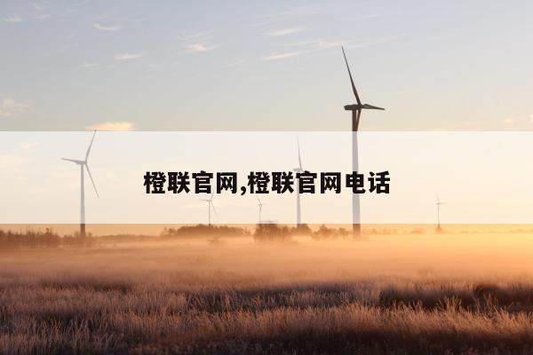 橙联官网,橙联官网电话