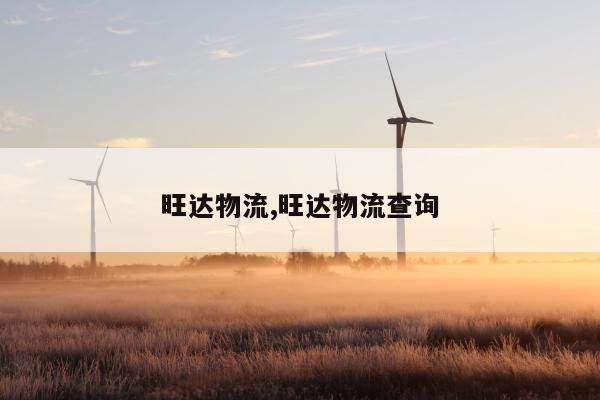 旺达物流,旺达物流查询