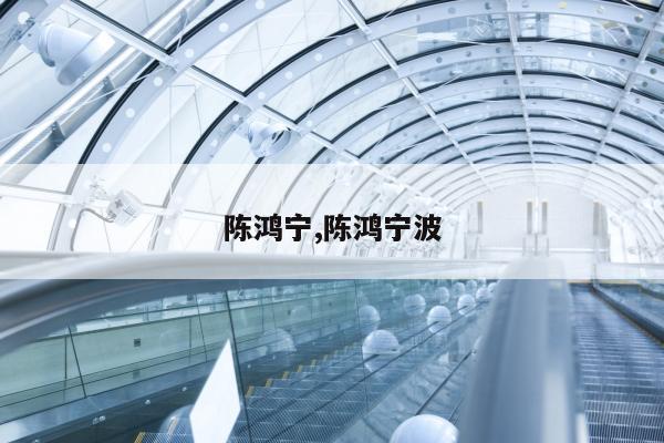 陈鸿宁,陈鸿宁波