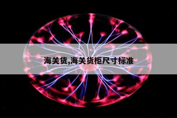 海关货,海关货柜尺寸标准