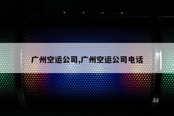 广州空运公司,广州空运公司电话